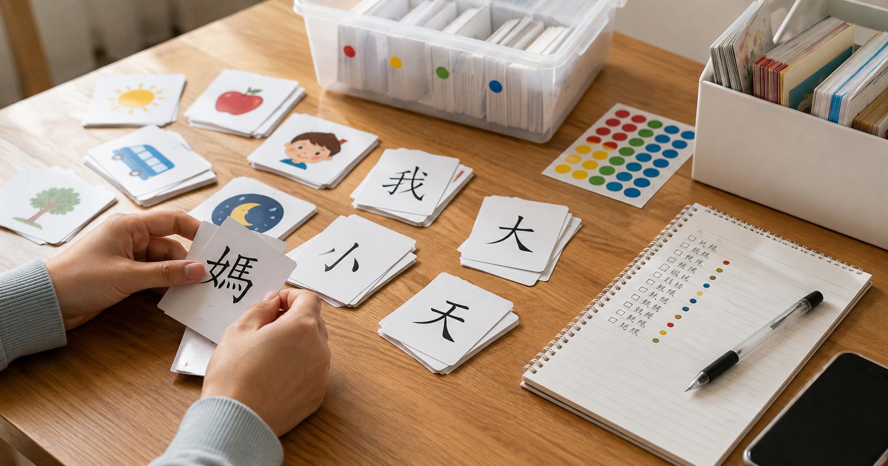 家長自製教學認字卡點樣做？字體、圖片、分類同印刷前要注意咩